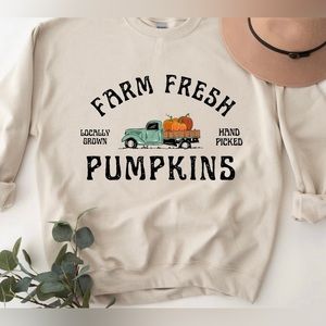 Farm Fresh Pumpkins Fall Sweater